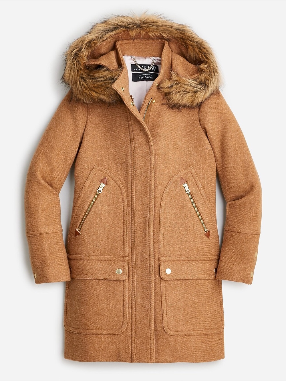 J. Crew Chateau Parka in Stadium Cloth Wool